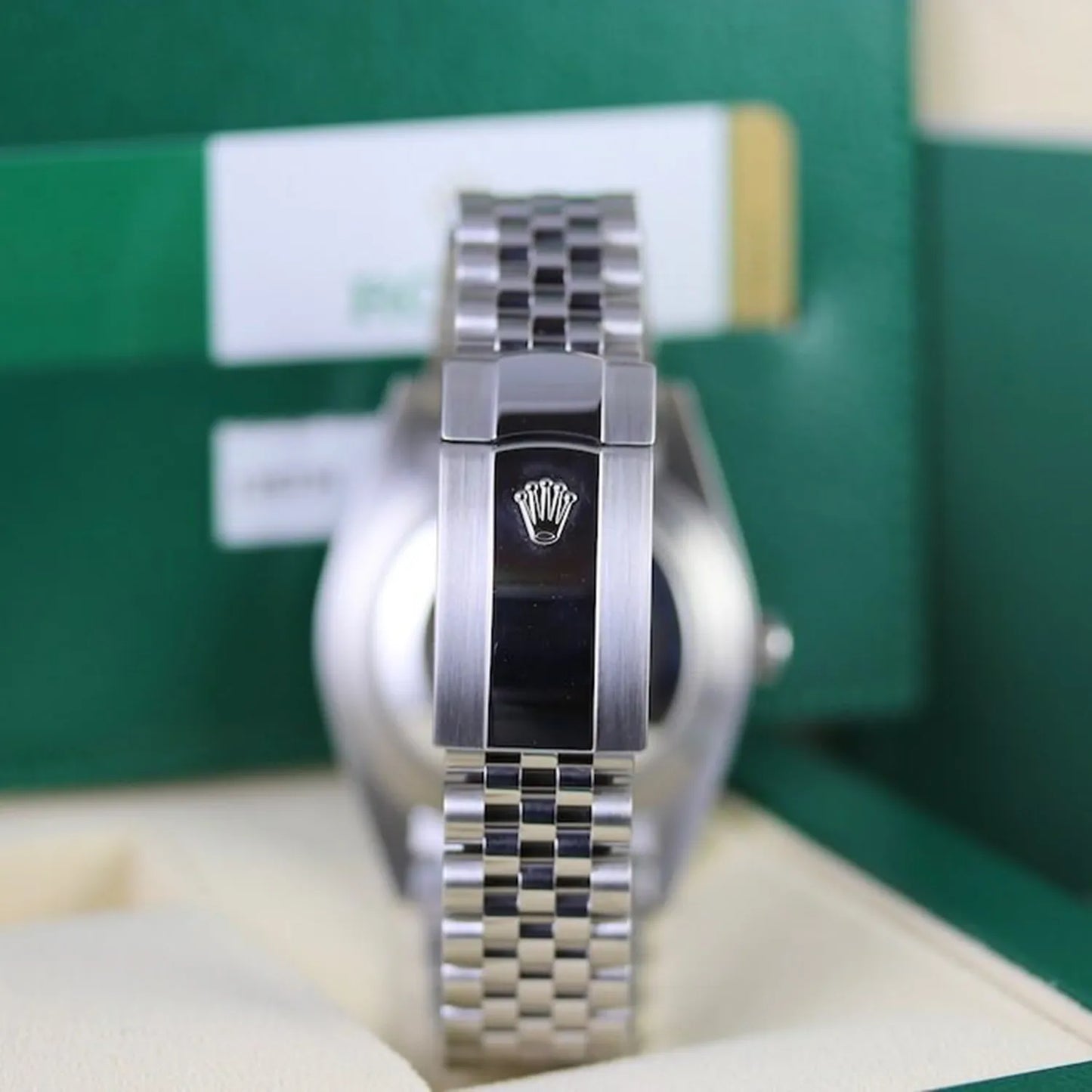 Rolex Datejust 41mm Oystersteel and white gold Bright Blue Dial 126334-0002