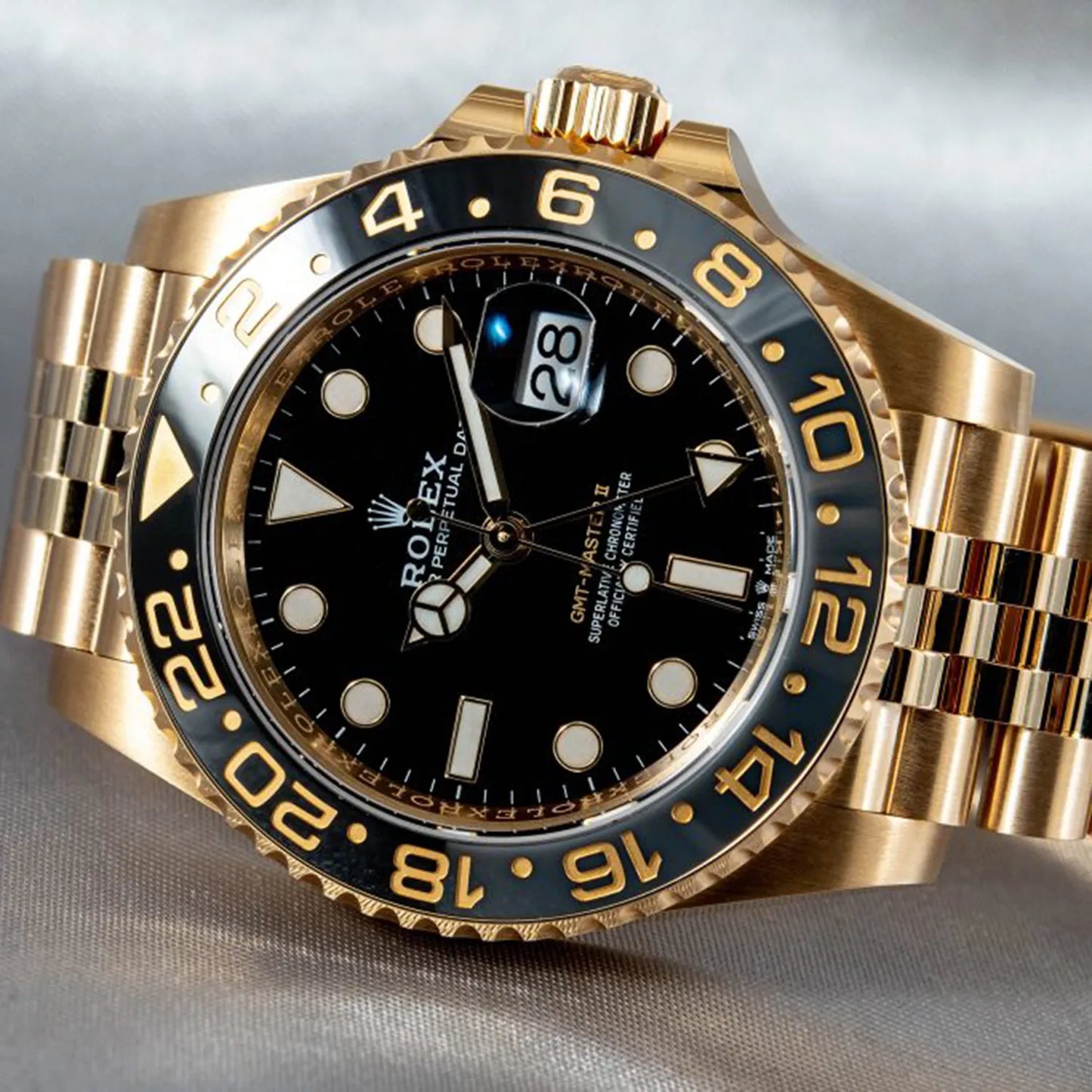 Rolex GMT-Master II NEW RELEASE 2023 Jubilee 18ct Yellow Gold 126718GRNR-0001/126713GRNR-0001